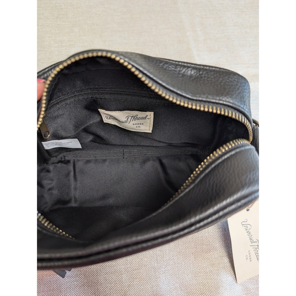 Universal Thread Crossbody Bag Womens Small Black New NWT Bag Striped Strap - Picture 7 of 7